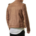 New Style Leather Men's Thick Coat