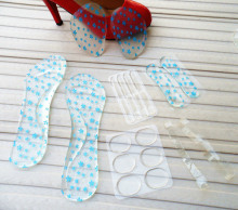 Self-Adhesive Clear Heel Cushion Inserts for High-Heeled Shoes