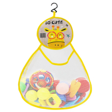 Bath Toy Basket: Hanging Mesh Bag for Bathroom Kid Storage Organizer