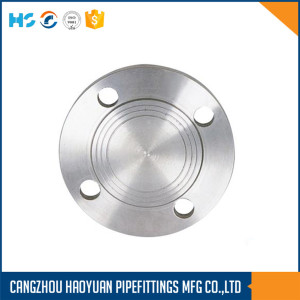 Flange inoxidável cego FF DN100 aço