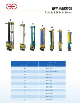 braiding machine parts of spindle and bobbin