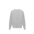 Men's Knitted Slim Fit Striped V-neck Pullover