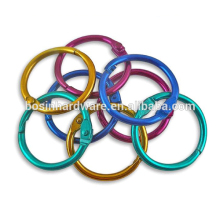 Fashion High Quality Metal Colored Book Rings