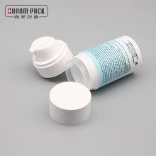 30ml Airless Bottle with Large Pump - PP Pump Cream Cosmetic Packaging