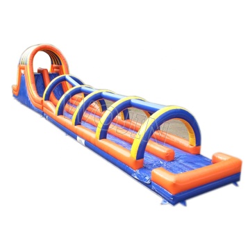 Customizable Inflatable Water Slide & Long Slip Slide for Sale with Inflatable Pool
