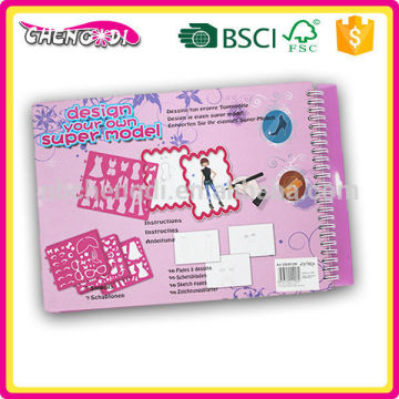 Super style fancy colorfull kids cheap coloring books