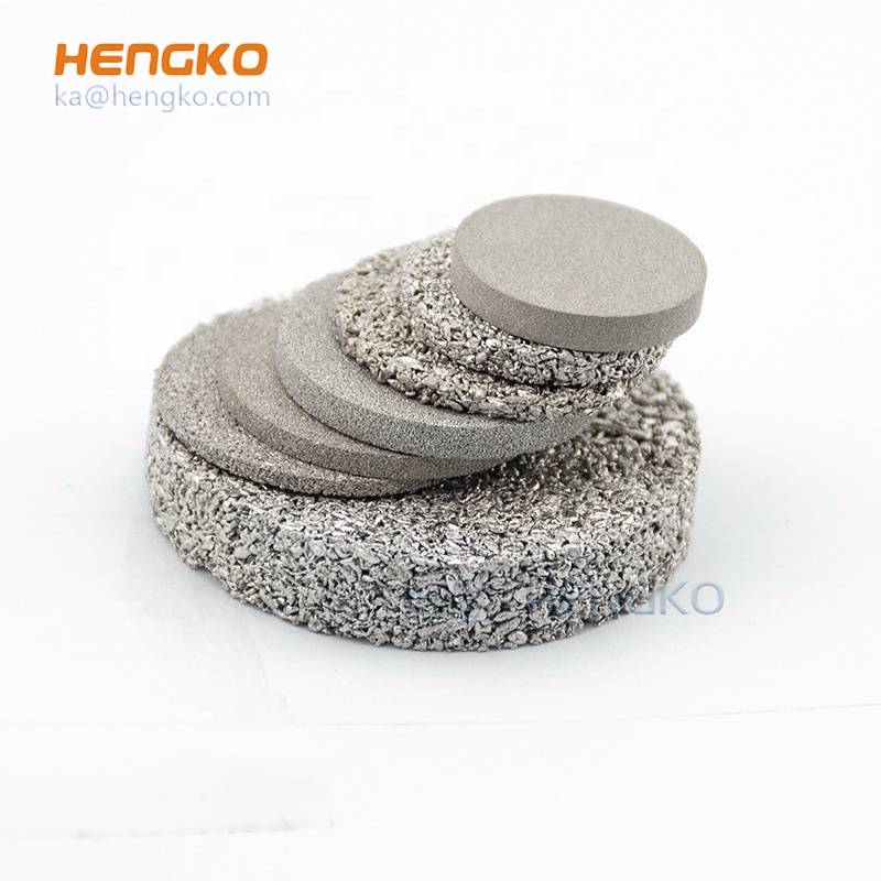 Stainless steel porous sintered SS powder disc filter for separation and industry system