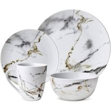 Luxury Marble Custom Breakfast Ceramic Dinner Set
