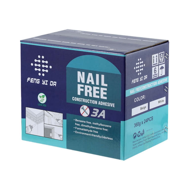 Fntai Glue Self Plastic Hook Nail 300ml Nails Free Construction Adhesive Sealants everbuild instant nails For hard plastic