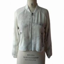 Women's Marble Jacket with 100% Silk