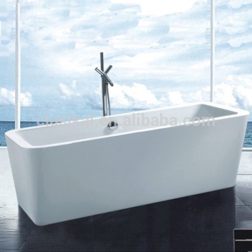 CLASIKAL Hot sale freestanding bathtub,cheap square bathtub