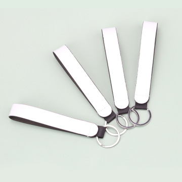 Custom DIY Neoprene Key Lanyard with Sublimation Pattern - Blank Wristlet Keychain