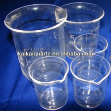 clear silica quartz crucible