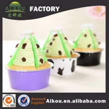 Customs smoothwall foil baking cups in carton packaging