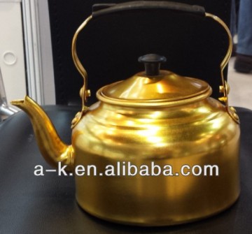2014 new yellow aluminum kettle