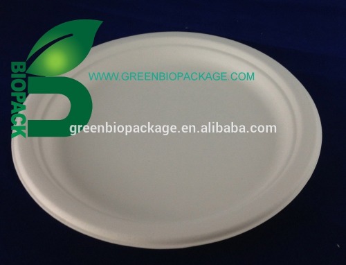 Round food tray, compostable disposable cheap fast food trays