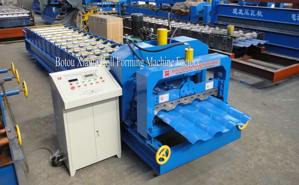 Corrugation Coil Glazed Tile Panel Equipment