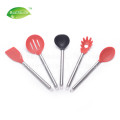 Professional Stainless steel handle Silicone kitchen tools