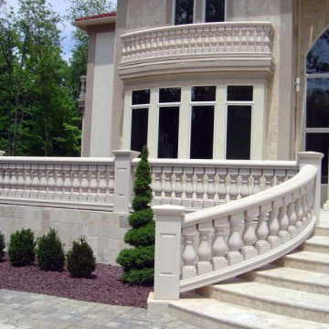 best quality factory supplied stone white marble balusters for house balcony decoration