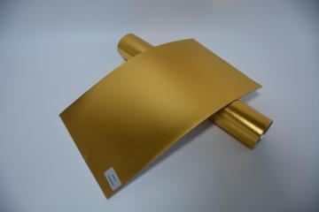 Gold Brush Metal PETG Composite Panel Film