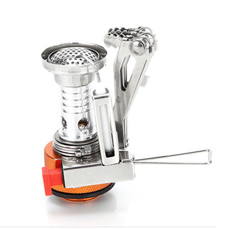 Portable Camping Stoves Backpacking Stove with Piezo Ignition, Stable Support Wind-Resistance Camp Stove