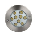 Stainless steel embedded underwater light