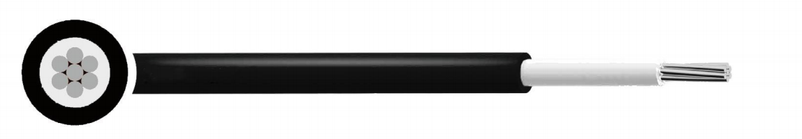 Cabo NA2X2Y 0,6/1kVAL/XLPE/MDPE NA2X2Y Cable 0.6/1kVAL/XLPE/MDPE