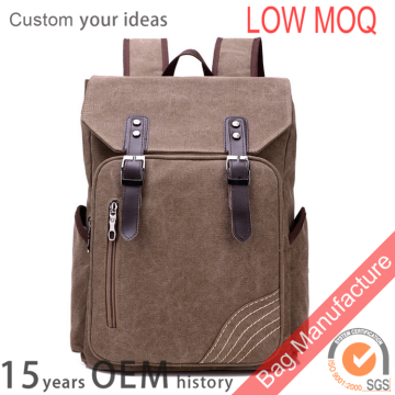 Retro style leisure hiking laptop bags with large capacity for students