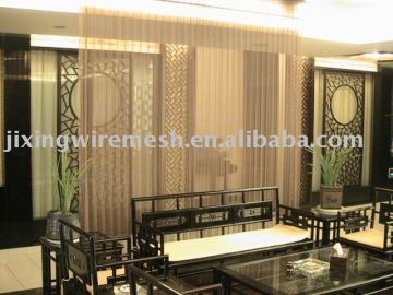 decorated curtain mesh