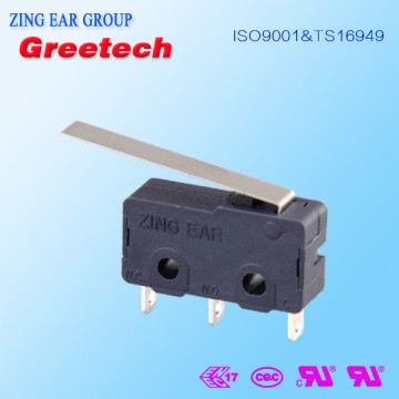 Straight lever type 0.1A 250V micro switch&micro switch freeport