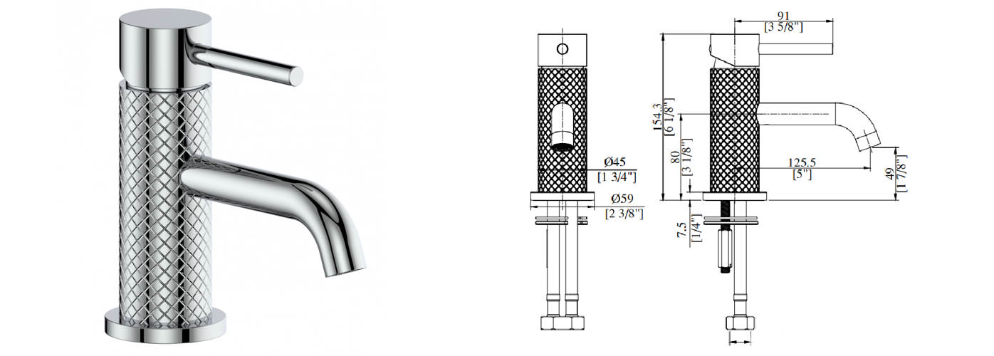 knurling faucet