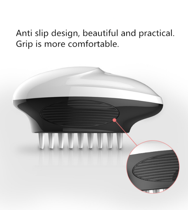 "Best Selling 2019 Private Label Electric Magic Massager Hair Brush Portable Negative Ions Vibrating Massage Scalp Hair Comb