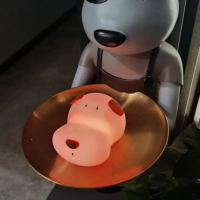 Adorable Silicone Night Light with Colorful Timer Feature