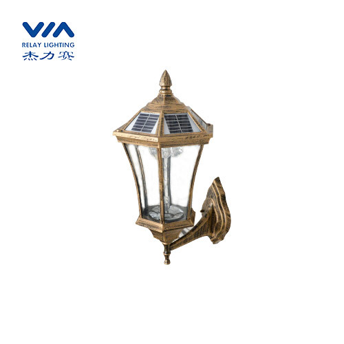 Home decoration 2w led solar wall light