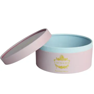 Beauty packaging paper tube box with Pink color