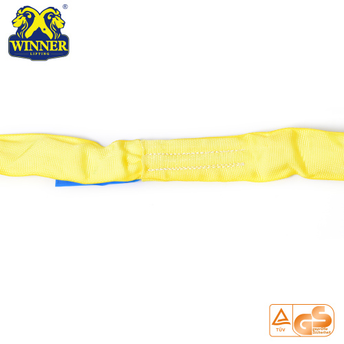 Polyester Endless 3 Tonnen Round Lifting Belt Gurtschlinge