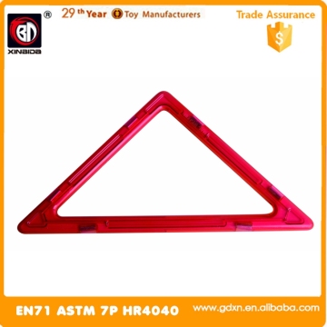 Magnetic building blocks toy factory wholesale toys big right triangle