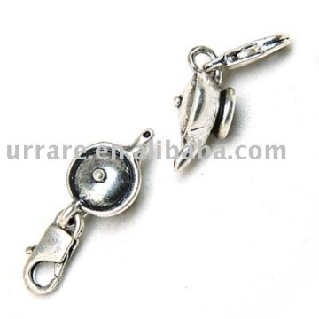 Teapot Shape Alloy Jewelry Charm