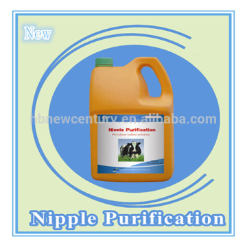 Cow Udder disinfection composition Povidone Iodine Solution 1%