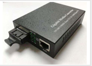 Network Fiber Optic Media Converter with Full-Duplex Flow Control