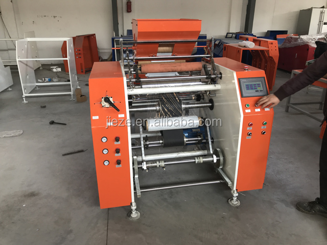 automatic stretch film rewinder machine