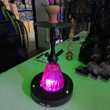 Woyu different size shisha glass bottle hookah laser light plate
