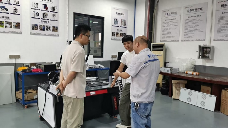 Technology as the Medium! Air Conditioner Parts Supplier Visits Chuke Intelligent for On-Site Inspection After Hearing About High-Power Laser Welding Machines. On September 29, 2025, Chongqing Chuke Intelligent Machinery Equipment Co., Ltd. (hereinafter 
