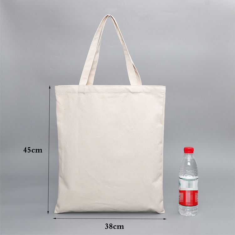 Wholesale Cheap Price Printing logo Canvas tote Bags Reusable Eco-Friendly cotton hand shopping Bag with Handle