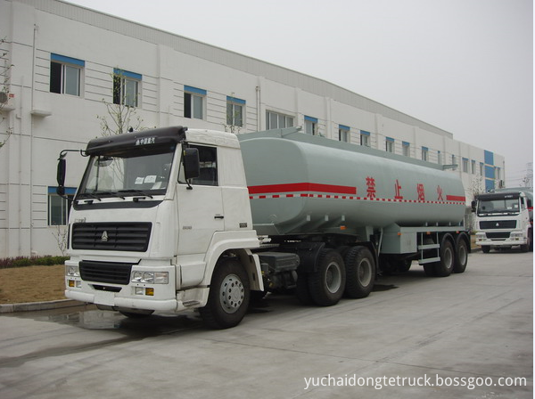 2 axle fuel tanker semi-trailer