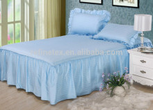 Hotel Bed Skirt, Blue Color Bed Skirts, Various Size Bed Skirt