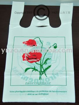 Biodegradable T shirt bag with EPI additive