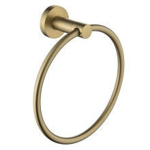 Modern Wall-Mounted Bathroom Accessory Sets: Towel Rings and Holders