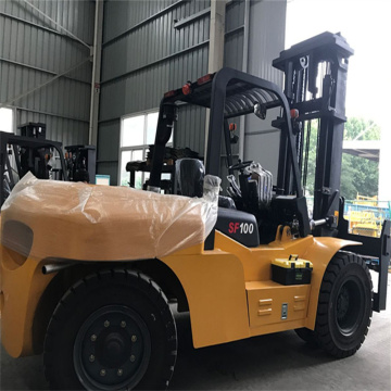 Forklift diesel 10 ton dengan kabin dan pemanas