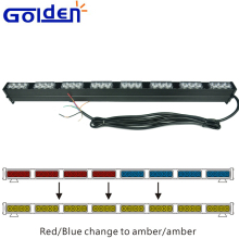 Interior Exterior Mount Dual Color Deck Warning Lights LED Traffic Advisor for traffic patrol